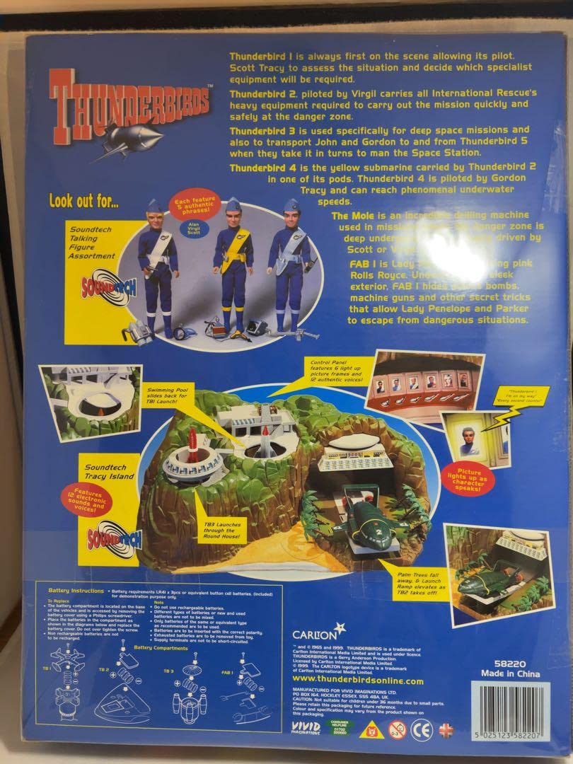 サンダーバード　ビークルセット　カールトン サンダーバード 3ビークル CARLTONセット｜チョロQその他｜チョロQ